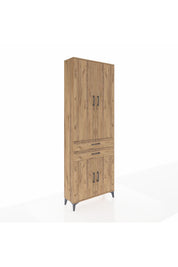 Arges Dolap 5 Raflı 2 Çekmeceli 4 Kapaklı 88x30x243 - S33M283V9A