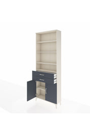 Arges Dolap 5 Raflı 2 Çekmeceli 2 Kapaklı 88x30x243 - S33M284V2A