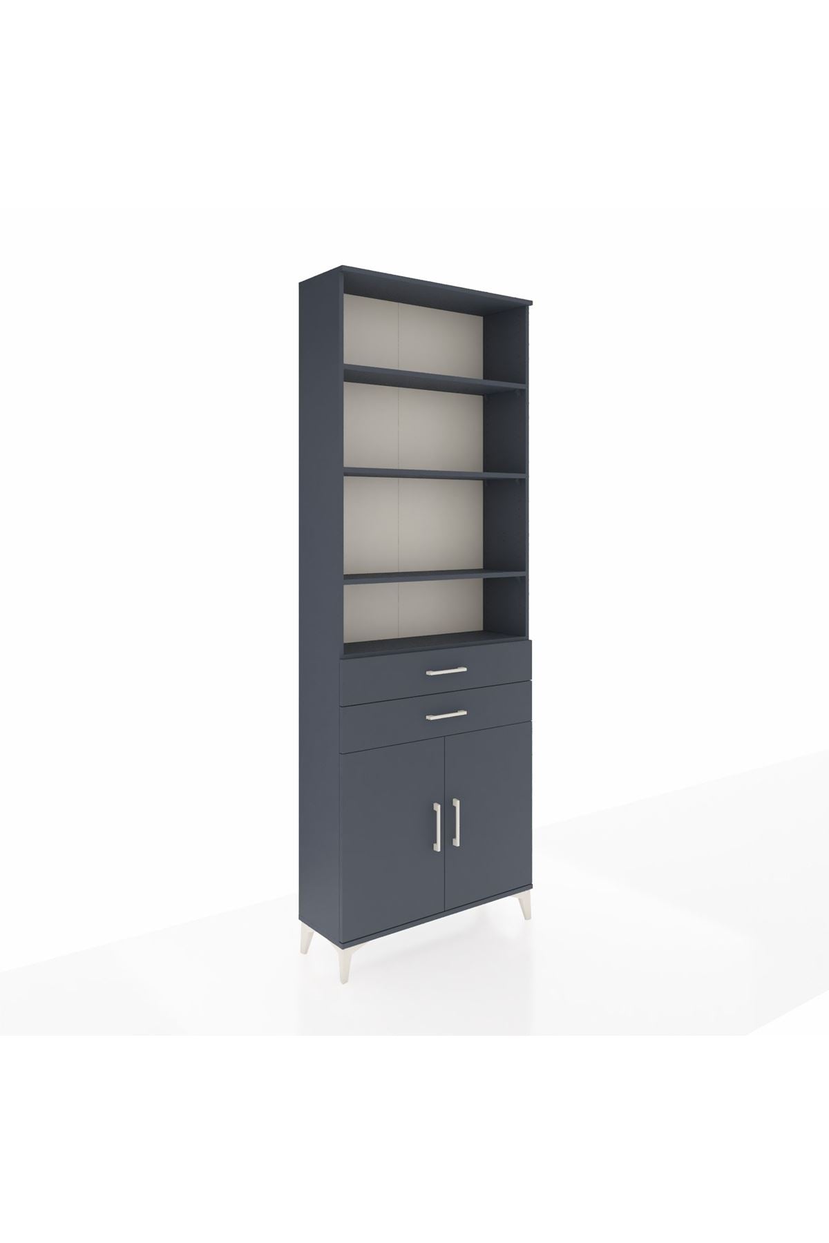 Arges Dolap 5 Raflı 2 Çekmeceli 2 Kapaklı 88x30x243 - S33M284V5A