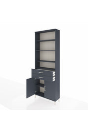 Arges Dolap 5 Raflı 2 Çekmeceli 2 Kapaklı 88x30x243 - S33M284V5A