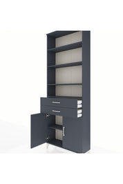 Arges Dolap 5 Raflı 2 Çekmeceli 2 Kapaklı 88x30x243 - S33M284V5A