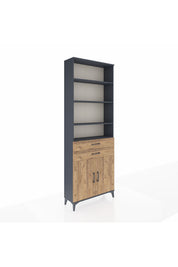 Arges Dolap 5 Raflı 2 Çekmeceli 2 Kapaklı 88x30x243 - S33M284V6A