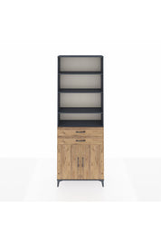 Arges Dolap 5 Raflı 2 Çekmeceli 2 Kapaklı 88x30x243 - S33M284V6A