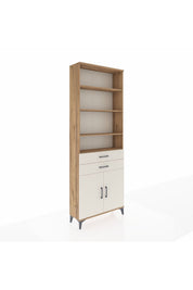 Arges Dolap 5 Raflı 2 Çekmeceli 2 Kapaklı 88x30x243 - S33M284V7A