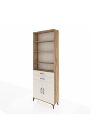 Arges Dolap 5 Raflı 2 Çekmeceli 2 Kapaklı 88x30x243 - S33M284V7A