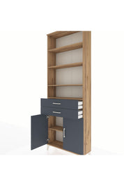 Arges Dolap 5 Raflı 2 Çekmeceli 2 Kapaklı 88x30x243 - S33M284V8A
