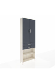 Arges Dolap 5 Raflı 2 Çekmeceli 2 Kapaklı 88x30x243 - S33M285V2A