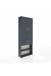 Arges Dolap 5 Raflı 2 Çekmeceli 2 Kapaklı 88x30x243 - S33M285V5A
