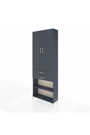 Arges Dolap 5 Raflı 2 Çekmeceli 2 Kapaklı 88x30x243 - S33M285V5A