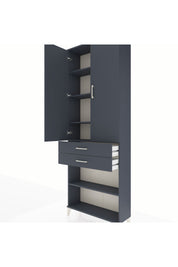 Arges Dolap 5 Raflı 2 Çekmeceli 2 Kapaklı 88x30x243 - S33M285V5A