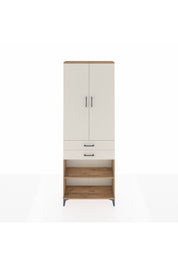 Arges Dolap 5 Raflı 2 Çekmeceli 2 Kapaklı 88x30x243 - S33M285V7A