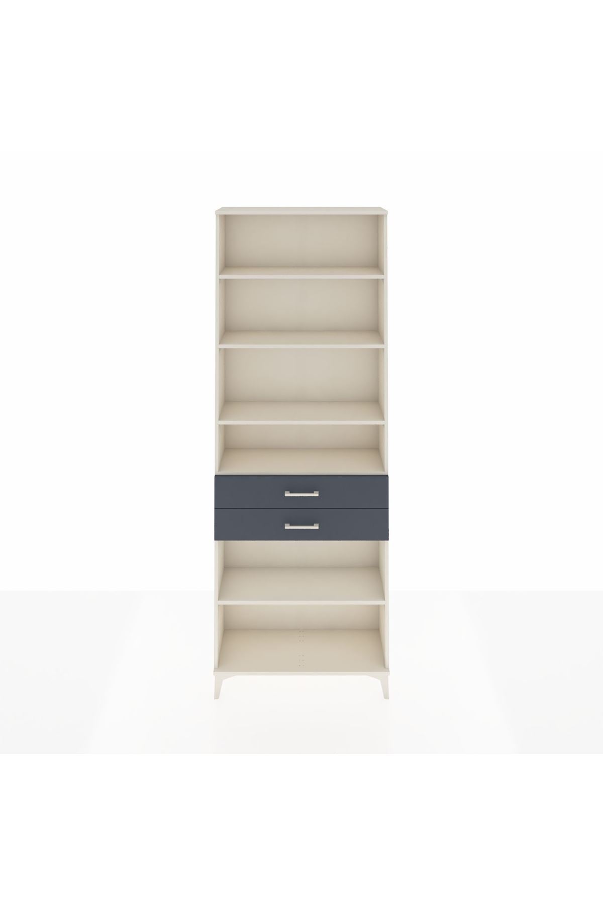 Arges Dolap 5 Raflı 2 Çekmeceli 88x30x243 - S33M286V2A