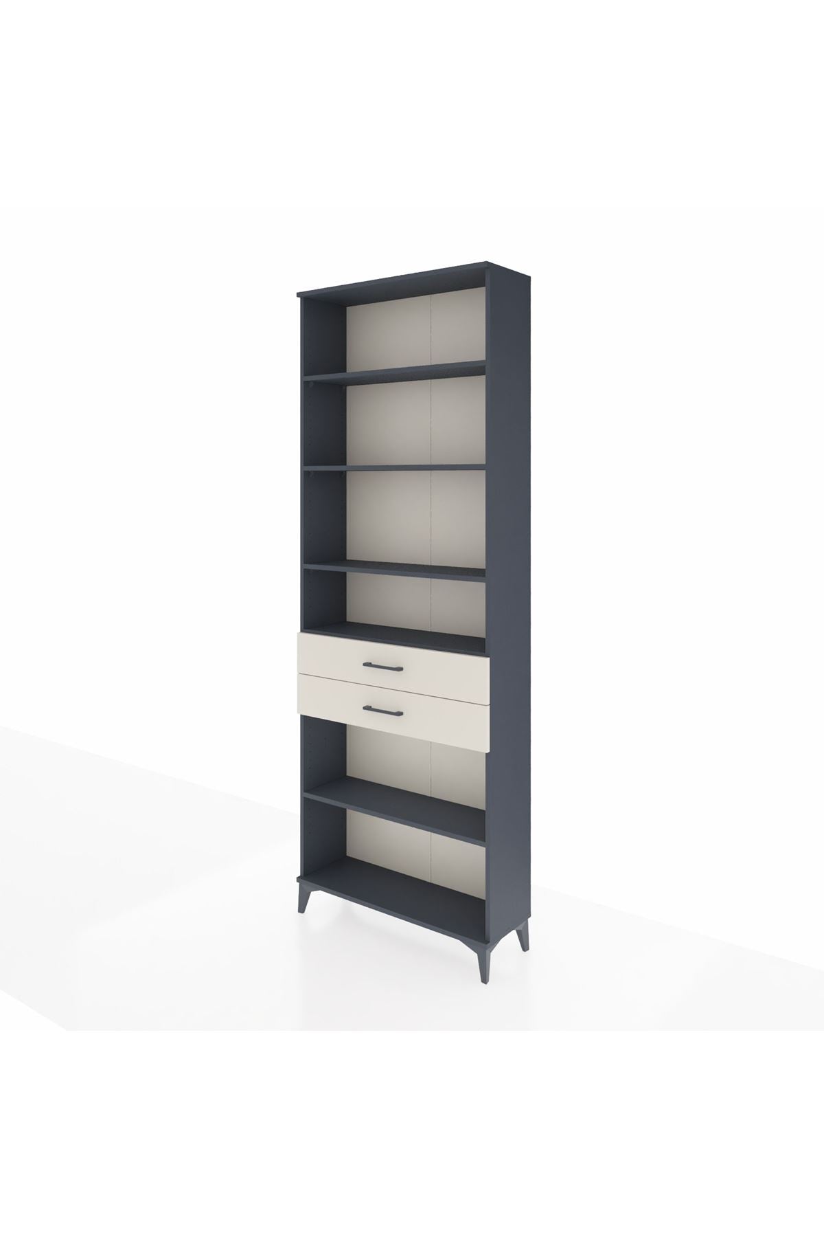 Arges Dolap 5 Raflı 2 Çekmeceli 88x30x243 - S33M286V4A