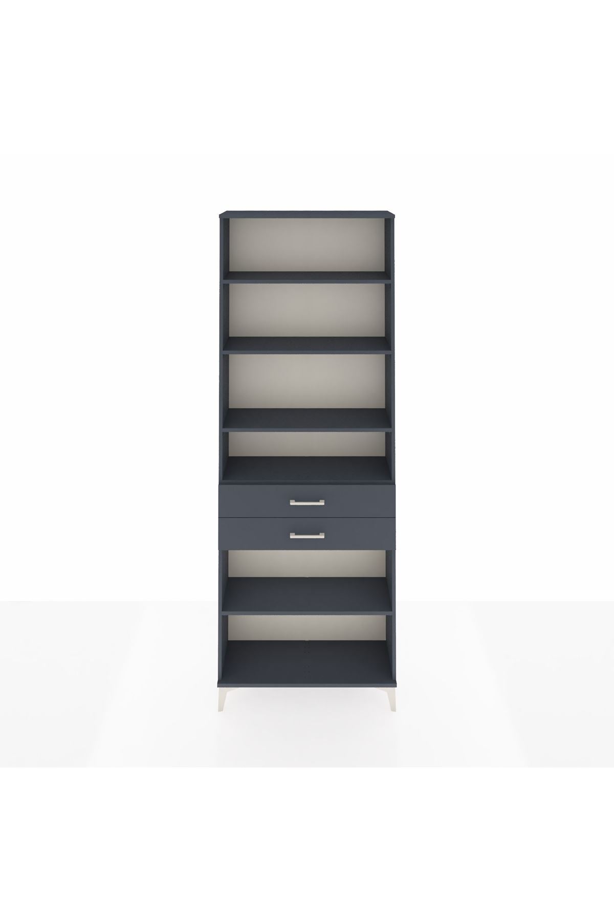 Arges Dolap 5 Raflı 2 Çekmeceli 88x30x243 - S33M286V5A