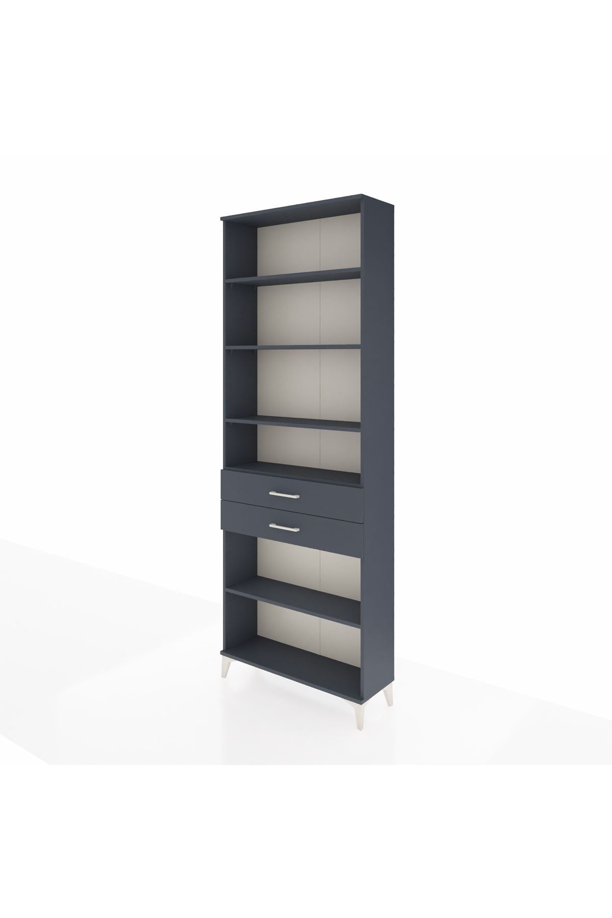 Arges Dolap 5 Raflı 2 Çekmeceli 88x30x243 - S33M286V5A