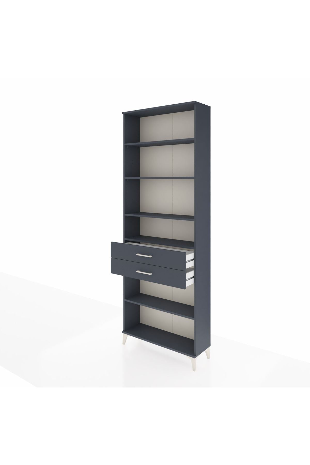 Arges Dolap 5 Raflı 2 Çekmeceli 88x30x243 - S33M286V5A