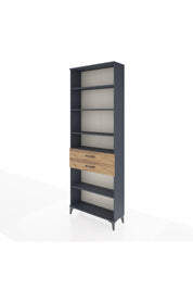 Arges Dolap 5 Raflı 2 Çekmeceli 88x30x243 - S33M286V6A