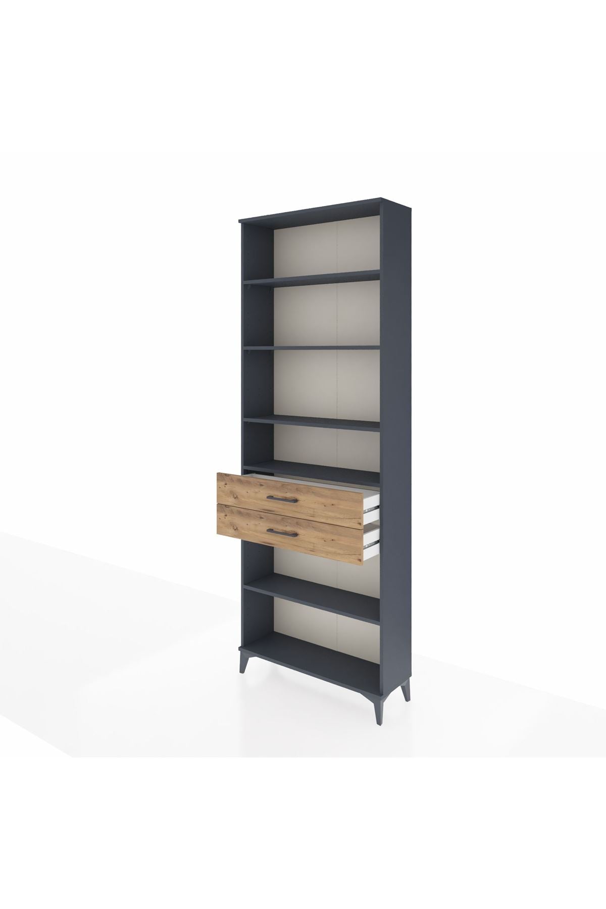 Arges Dolap 5 Raflı 2 Çekmeceli 88x30x243 - S33M286V6A