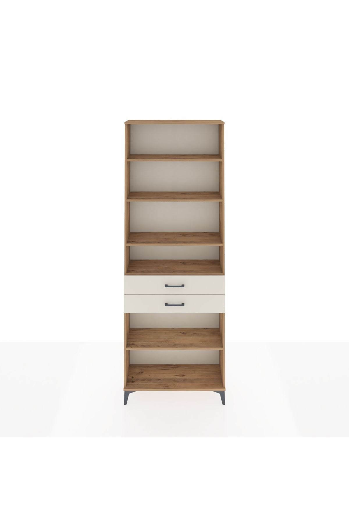 Arges Dolap 5 Raflı 2 Çekmeceli 88x30x243 - S33M286V7A