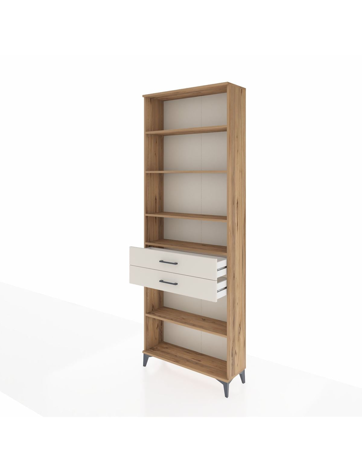 Arges Dolap 5 Raflı 2 Çekmeceli 88x30x243 - S33M286V7A