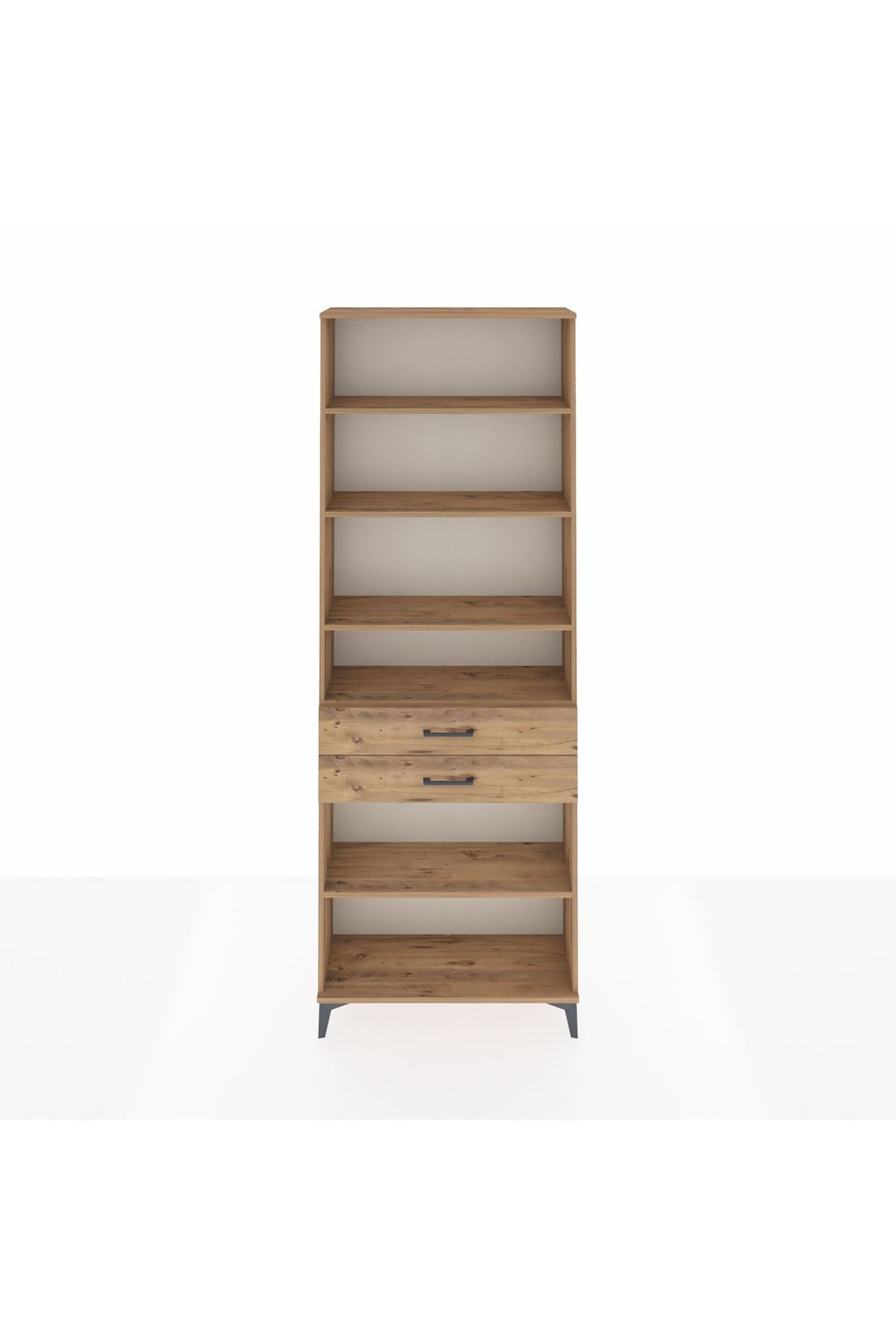 Arges Dolap 5 Raflı 2 Çekmeceli 88x30x243 - S33M286V9A