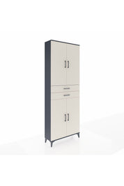 Arges Dolap 4 Raflı 2 Çekmeceli 4 Kapaklı 88x30x243 - S33M287V4A