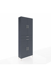 Arges Dolap 4 Raflı 2 Çekmeceli 4 Kapaklı 88x30x243 - S33M287V5A