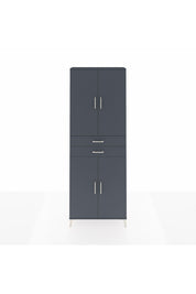 Arges Dolap 4 Raflı 2 Çekmeceli 4 Kapaklı 88x30x243 - S33M287V5A
