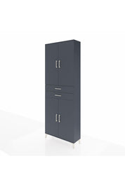 Arges Dolap 4 Raflı 2 Çekmeceli 4 Kapaklı 88x30x243 - S33M287V5A