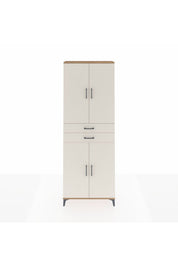Arges Dolap 4 Raflı 2 Çekmeceli 4 Kapaklı 88x30x243 - S33M287V7A