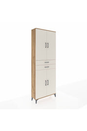Arges Dolap 4 Raflı 2 Çekmeceli 4 Kapaklı 88x30x243 - S33M287V7A