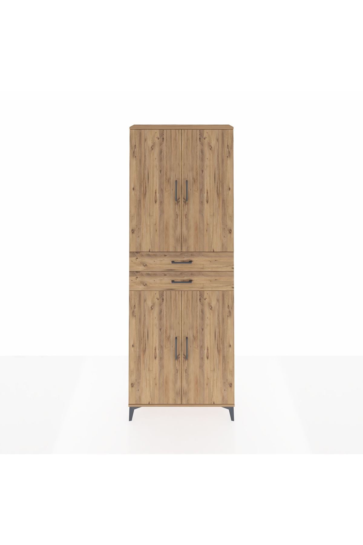 Arges Dolap 4 Raflı 2 Çekmeceli 4 Kapaklı 88x30x243 - S33M287V9A