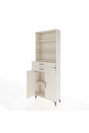 Arges Dolap 4 Raflı 2 Çekmeceli 2 Kapaklı 88x30x243 - S33M288V1A