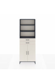 Arges Dolap 4 Raflı 2 Çekmeceli 2 Kapaklı 88x30x243 - S33M288V4A