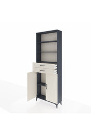 Arges Dolap 4 Raflı 2 Çekmeceli 2 Kapaklı 88x30x243 - S33M288V4A