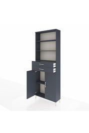 Arges Dolap 4 Raflı 2 Çekmeceli 2 Kapaklı 88x30x243 - S33M288V5A
