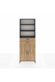 Arges Dolap 4 Raflı 2 Çekmeceli 2 Kapaklı 88x30x243 - S33M288V6A