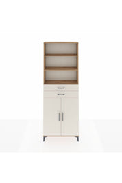 Arges Dolap 4 Raflı 2 Çekmeceli 2 Kapaklı 88x30x243 - S33M288V7A