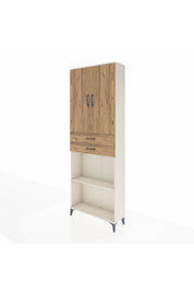Arges Dolap 4 Raflı 2 Çekmeceli 2 Kapaklı 88x30x243 - S33M289V3A