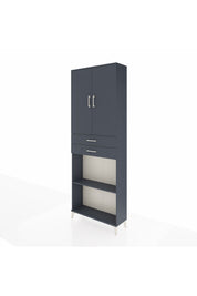 Arges Dolap 4 Raflı 2 Çekmeceli 2 Kapaklı 88x30x243 - S33M289V5A