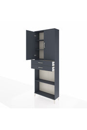 Arges Dolap 4 Raflı 2 Çekmeceli 2 Kapaklı 88x30x243 - S33M289V5A