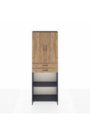 Arges Dolap 4 Raflı 2 Çekmeceli 2 Kapaklı 88x30x243 - S33M289V6A
