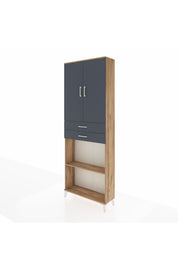Arges Dolap 4 Raflı 2 Çekmeceli 2 Kapaklı 88x30x243 - S33M289V8A