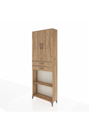 Arges Dolap 4 Raflı 2 Çekmeceli 2 Kapaklı 88x30x243 - S33M289V9A