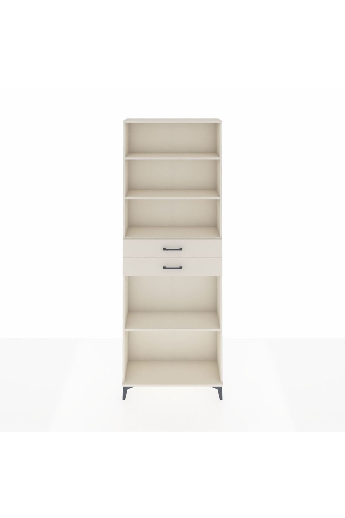 Arges Dolap 4 Raflı 2 Çekmeceli 88x30x243 - S33M290V1A