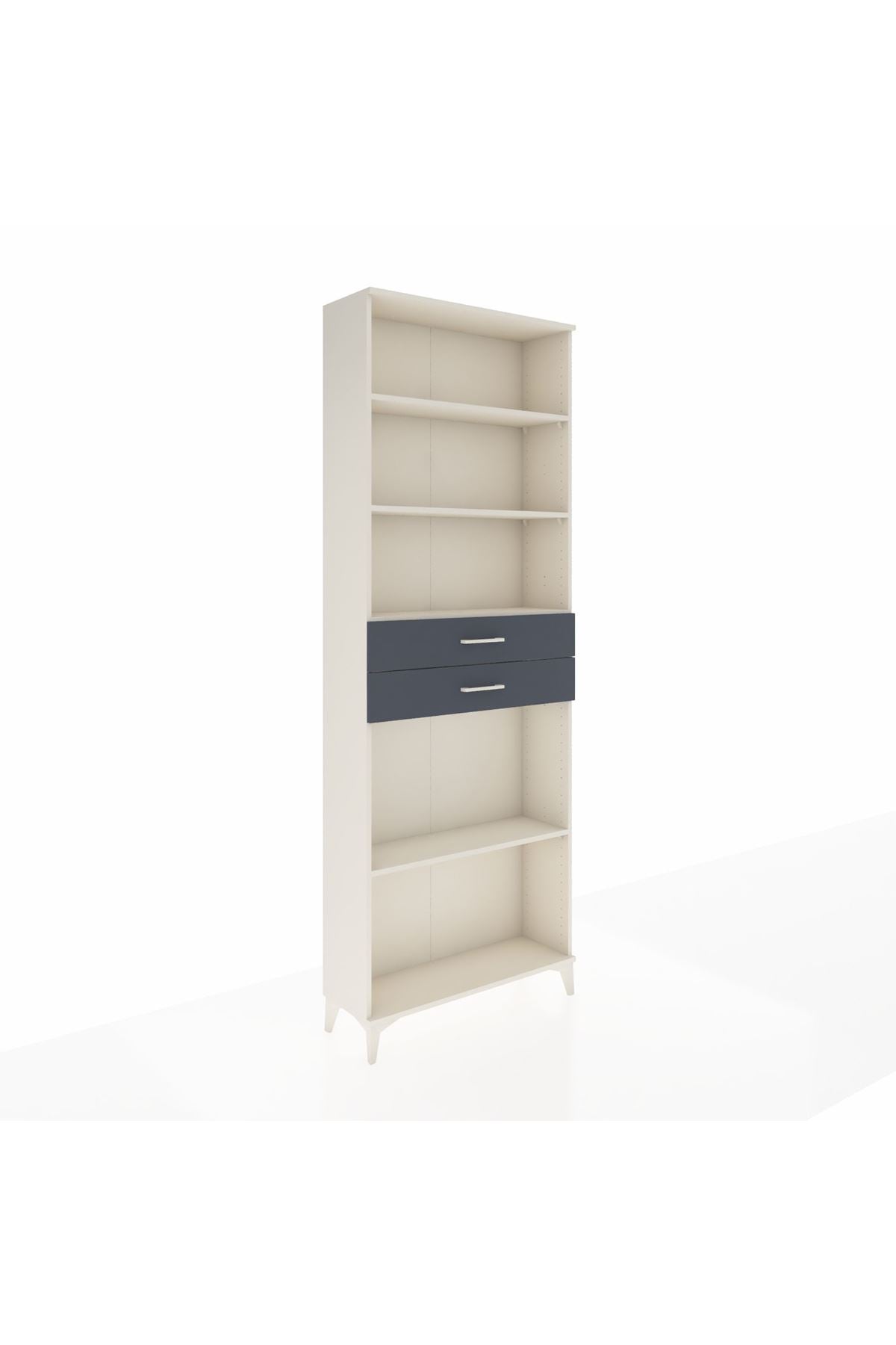 Arges Dolap 4 Raflı 2 Çekmeceli 88x30x243 - S33M290V2A