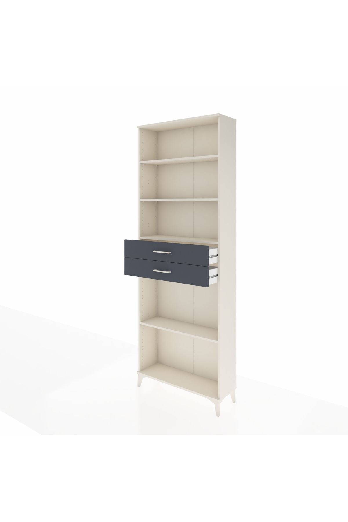 Arges Dolap 4 Raflı 2 Çekmeceli 88x30x243 - S33M290V2A