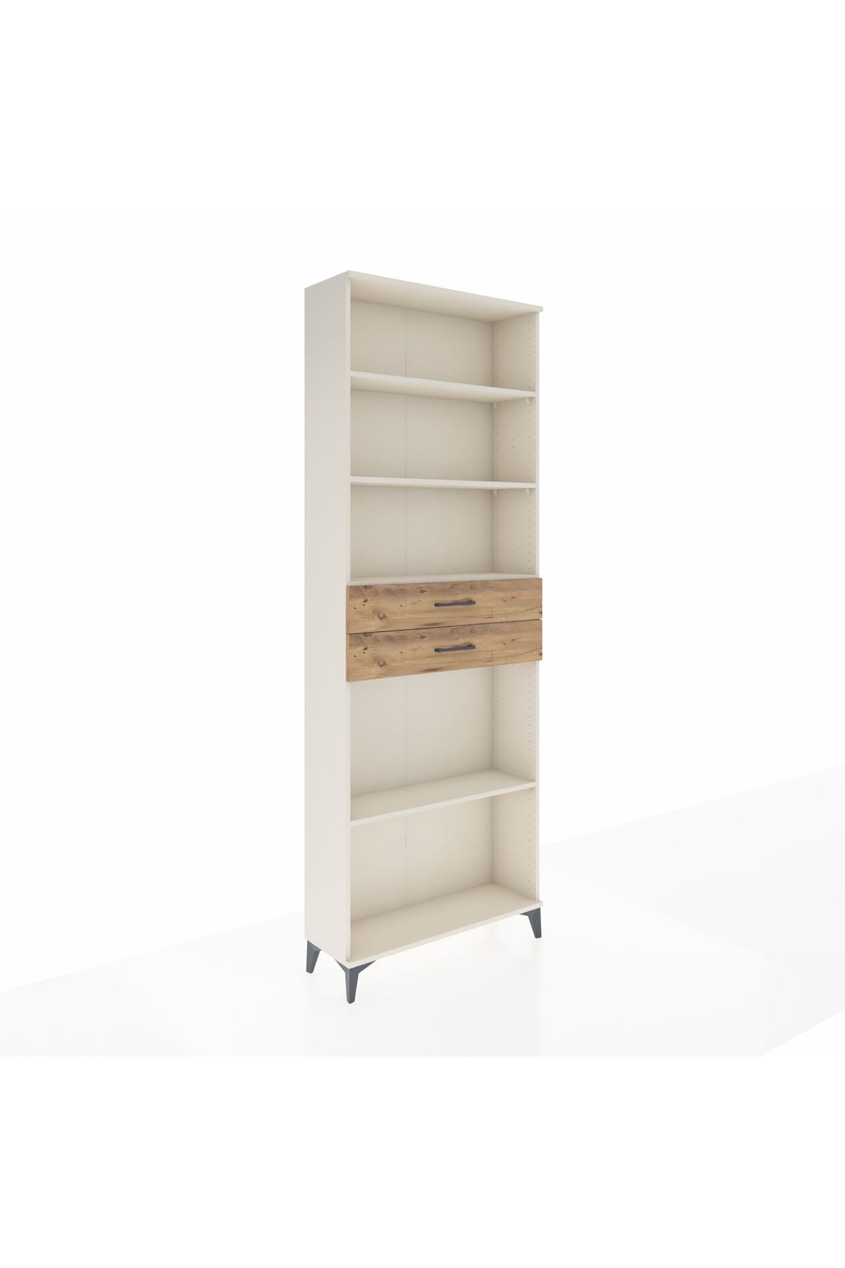 Arges Dolap 4 Raflı 2 Çekmeceli 88x30x243 - S33M290V3A