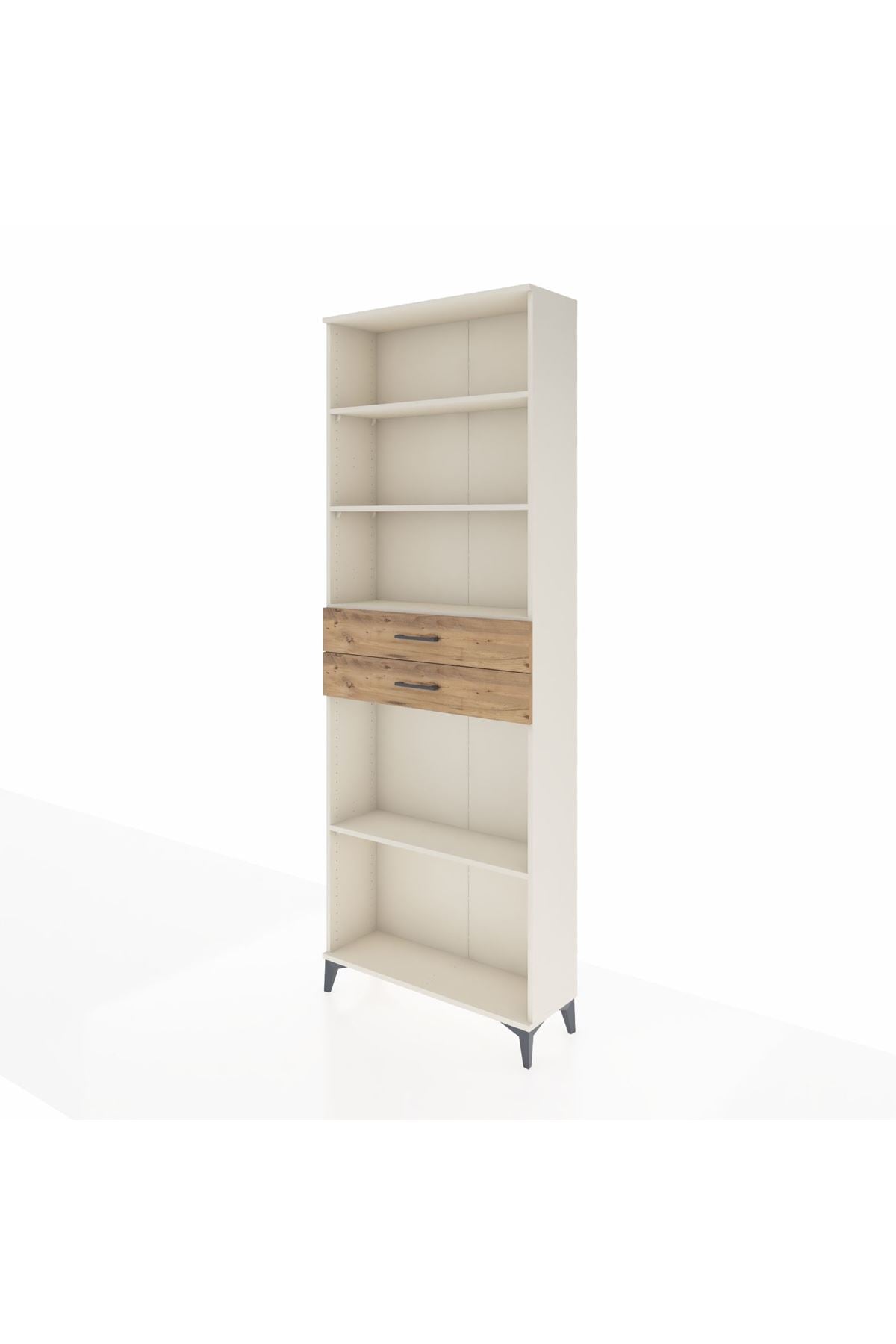 Arges Dolap 4 Raflı 2 Çekmeceli 88x30x243 - S33M290V3A