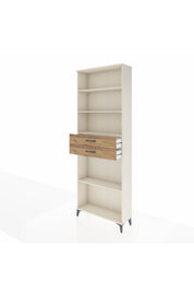 Arges Dolap 4 Raflı 2 Çekmeceli 88x30x243 - S33M290V3A